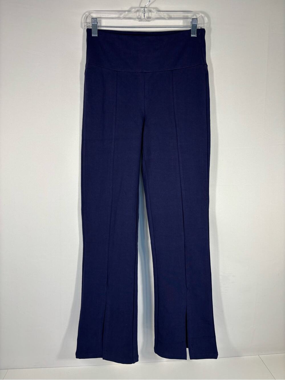 NWT Ruby Ribbon Navy Wide Waist Pull-On Pants Stretch Knit Career Medium
